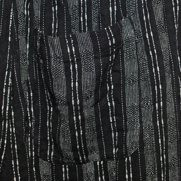 NWT XL (16-18) Time & Tru Women's Smocked Waist Linen Wide Leg Trouser Pants - Picture 7 of 11